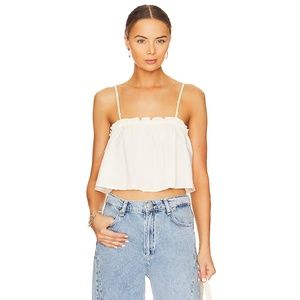 WeWoreWhat Ruffle Cami Crop Top